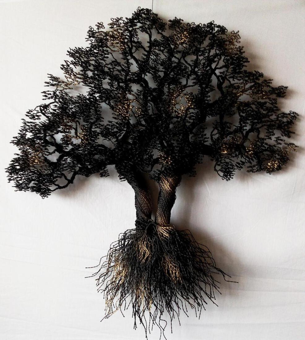 Jonge eik in de zomer