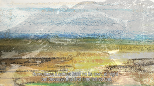 The four works are stills from video compositions created in 2025.
​Klim #1 and #2 are based on photographs of chalk drawings on cardboard, edited with soft dissolves to create a brief sense of motion.
​Hoppla! #1 and #2 originate from video works that employ collage-like montage techniques.
Printed on Dibond (53 × 30 cm), the images transform moving footage into autonomous, static compositions.