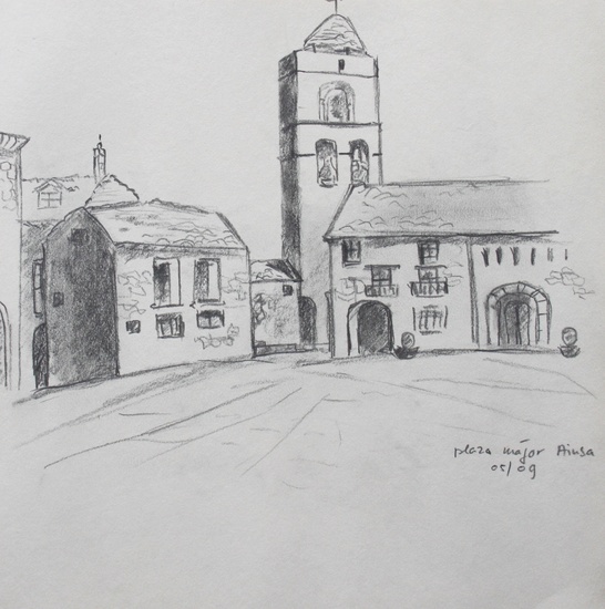 Dorpsplein Ainsa