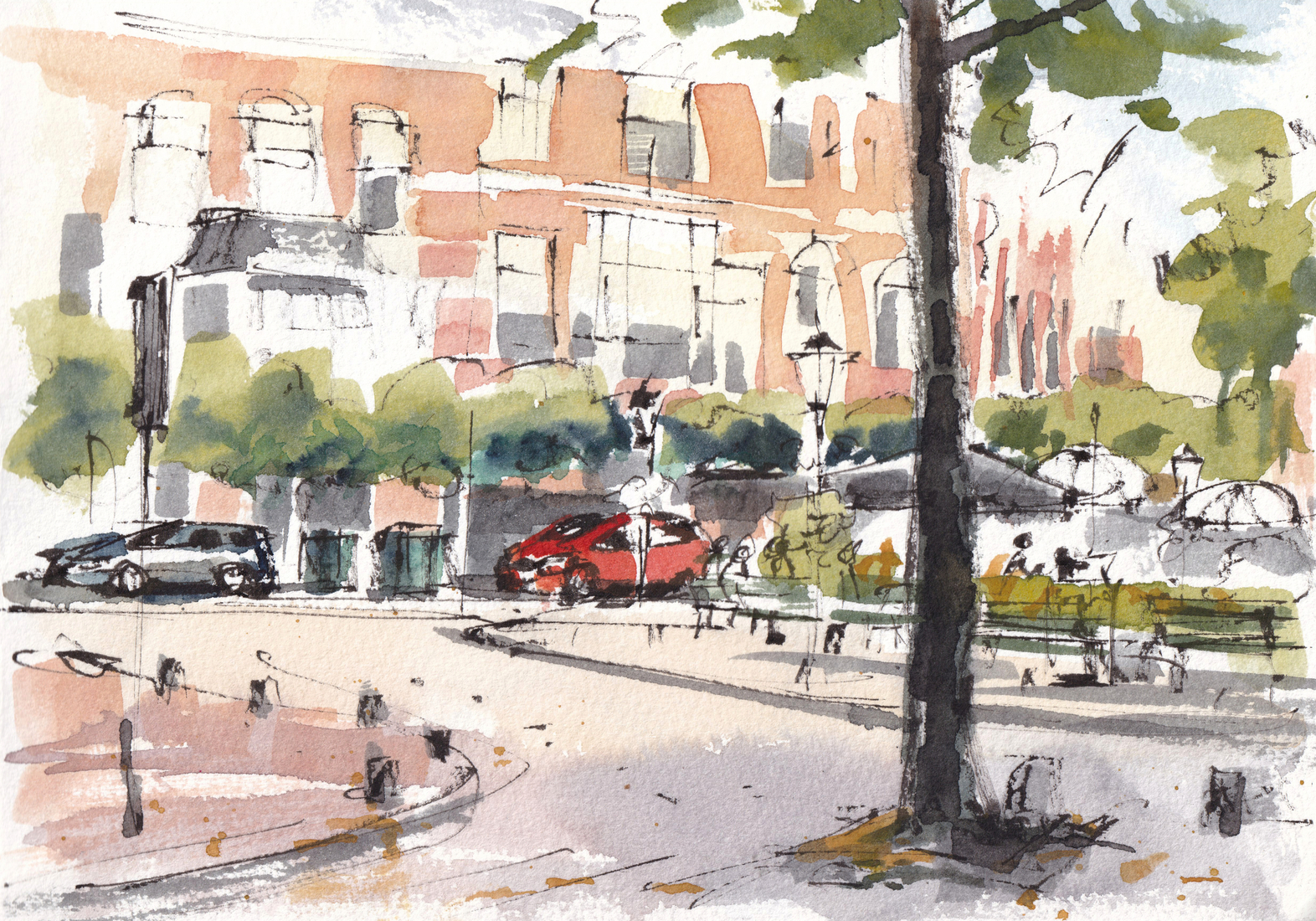 The other side of the square