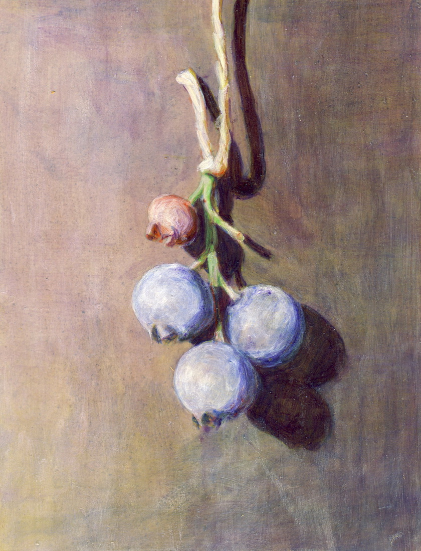 Blauwbes van drieluik