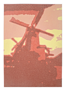 Recent meerkleuren lino prints.