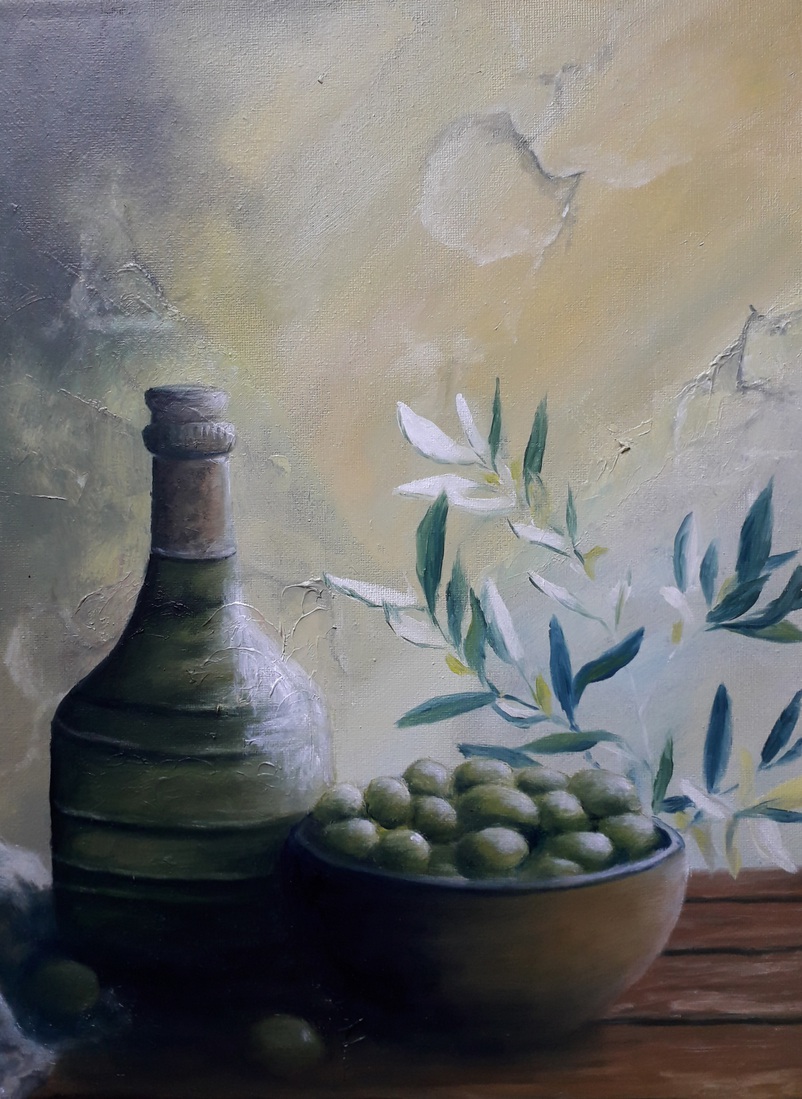 Olive-oil on canvas