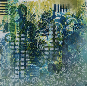 Mixed media is zoals het woord al zegt een combinatie van gemengde materialen en technieken, waarbij het werkstuk in lagen wordt opgebouwd.
 