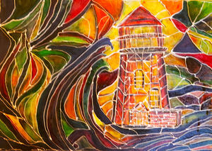 Ik ben bijna ín de Noordzee geboren.  En daarom gék op vuurtorens.  Wilde op/in een vuurtoren trouwen maar dat bleek onhandig.  In die tijd moest je nog om de zoveel secondes bukken omdat het licht ronddraaide.  Those were the days ...