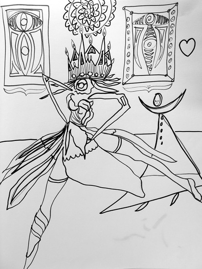 Drawing Dancing Queen