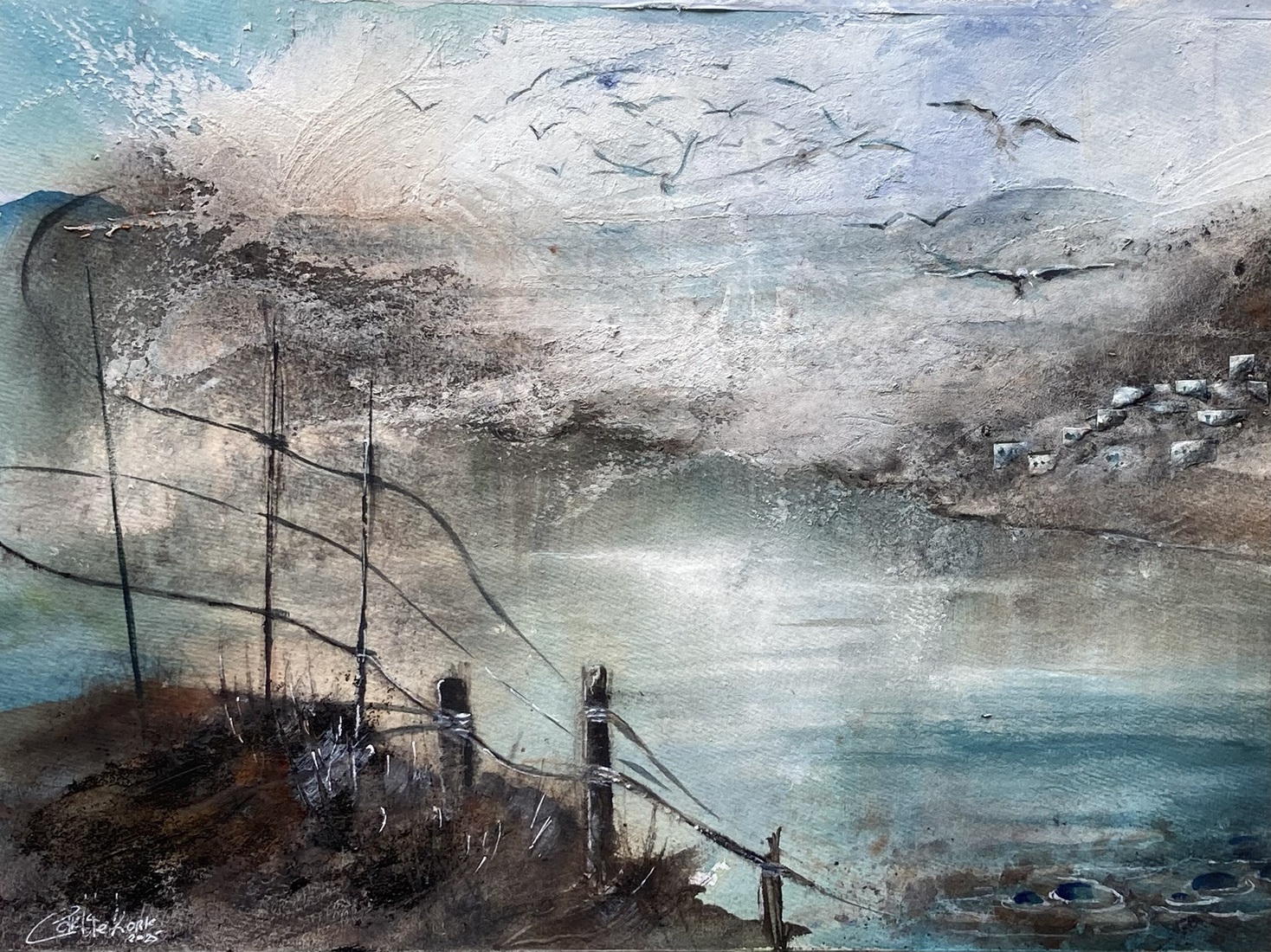 In de stilte van een baai