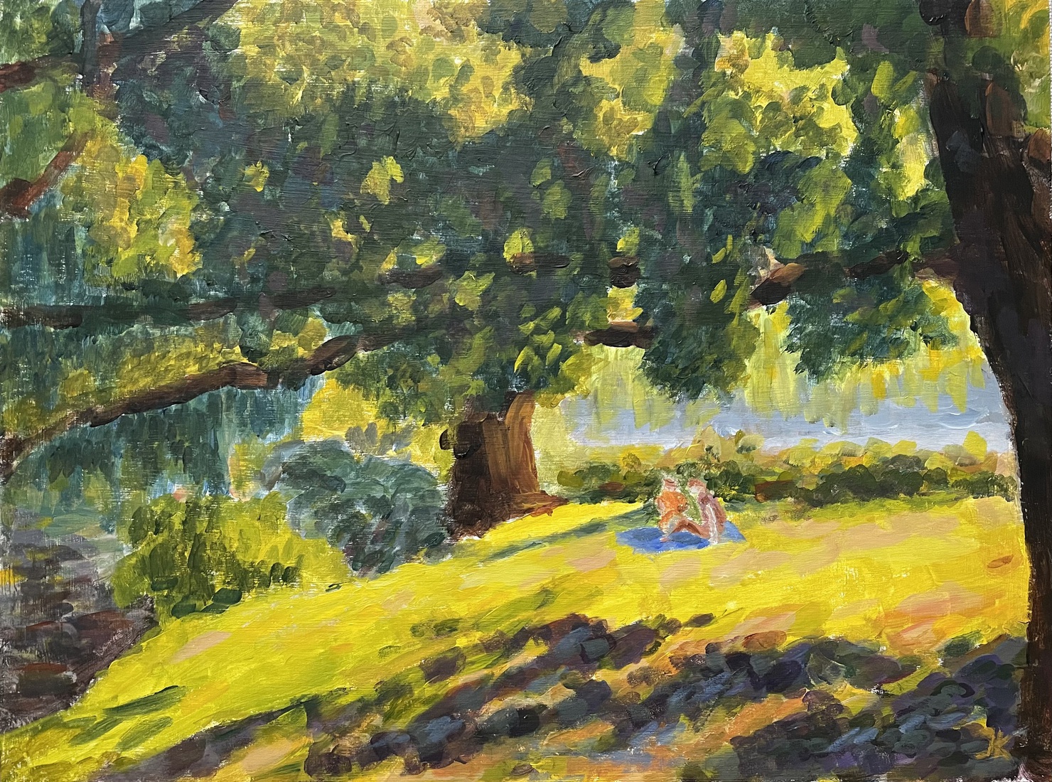 Zomermiddag in het Plantsoen