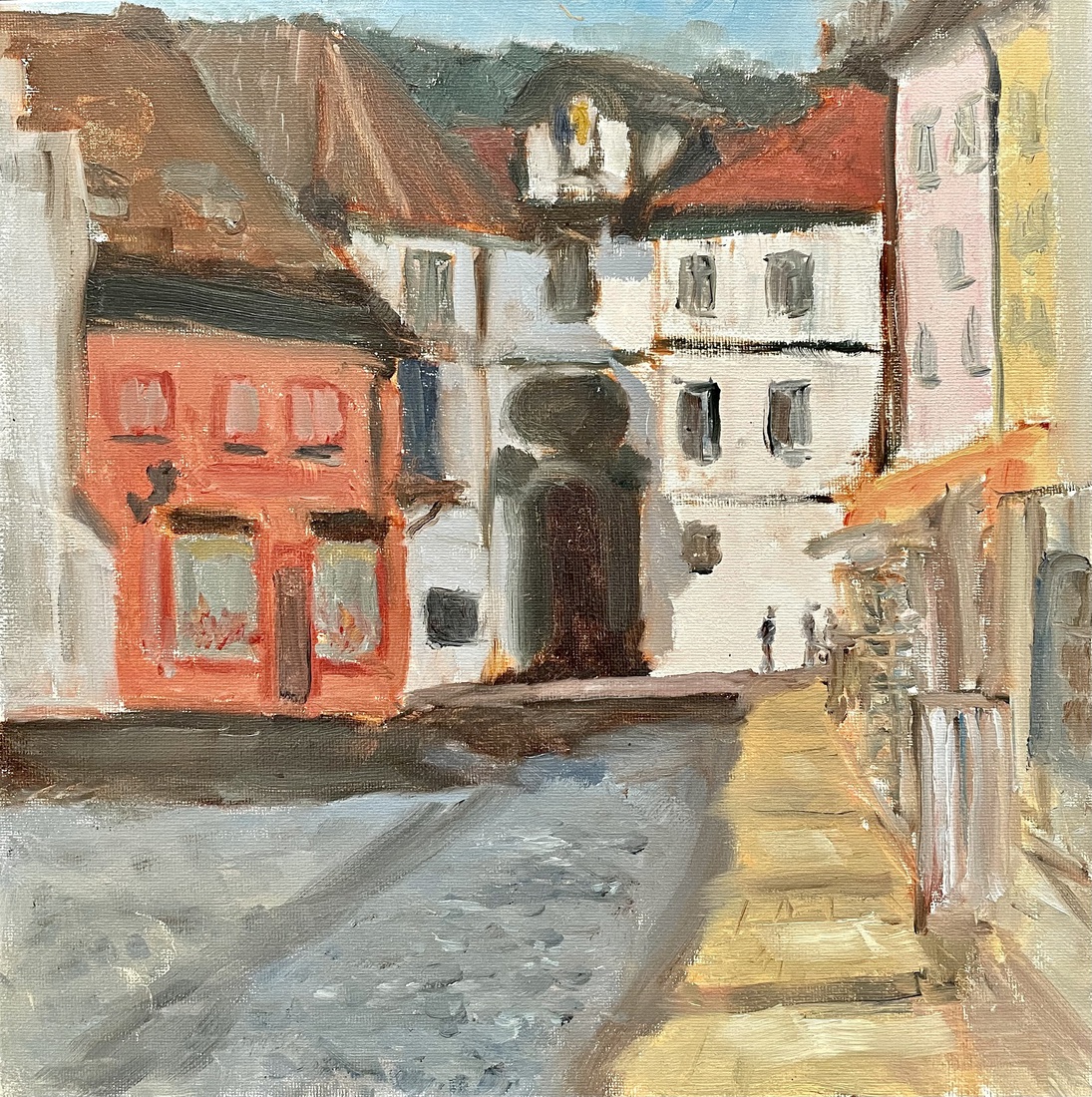 Stadsgezicht Füssen, Beieren, Duitsland
