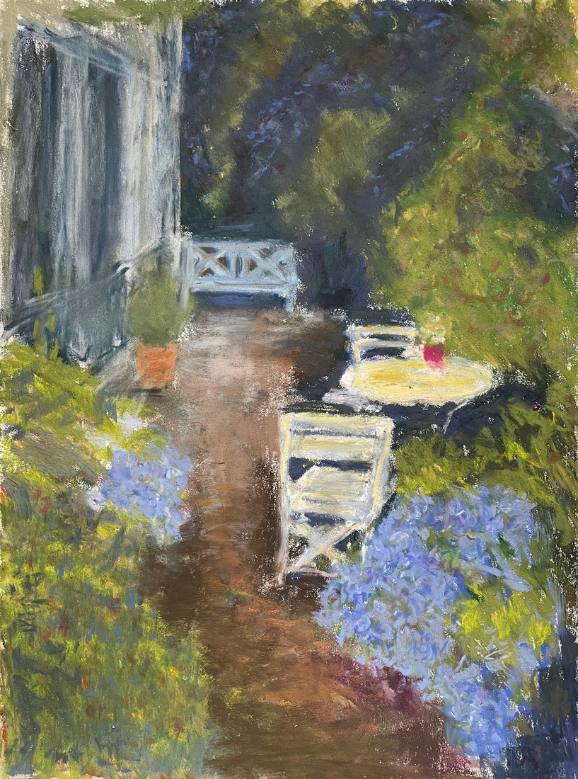 Le jardin á Leiden 1