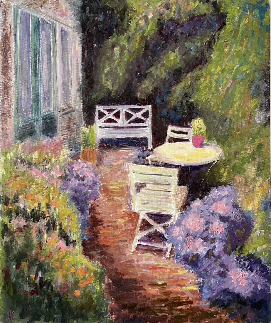 Le jardin á Leiden 2
