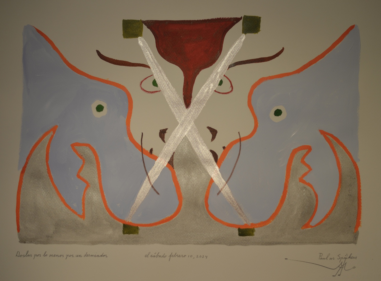 Doslas por lo menos por un dermiador