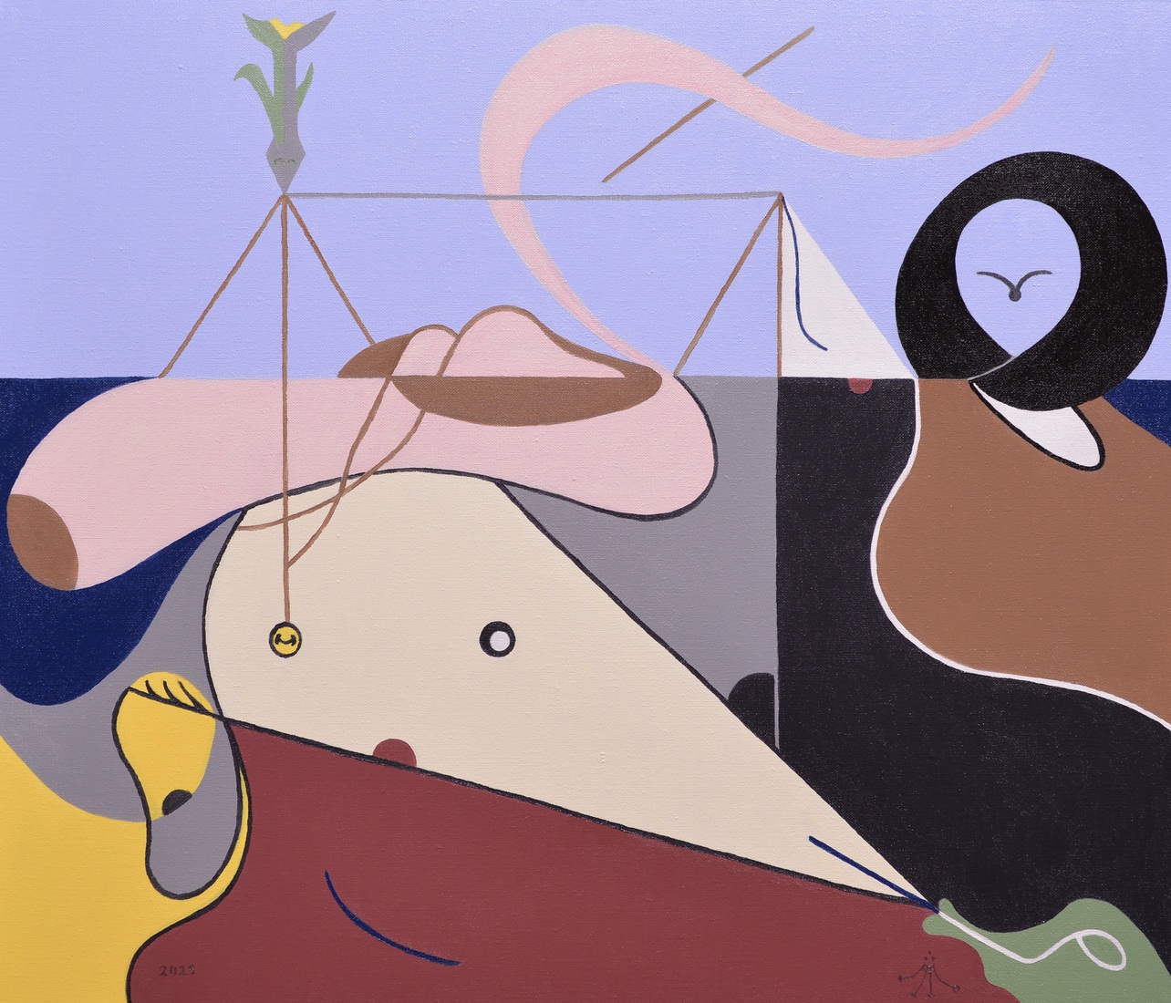 The flight of the singlestick