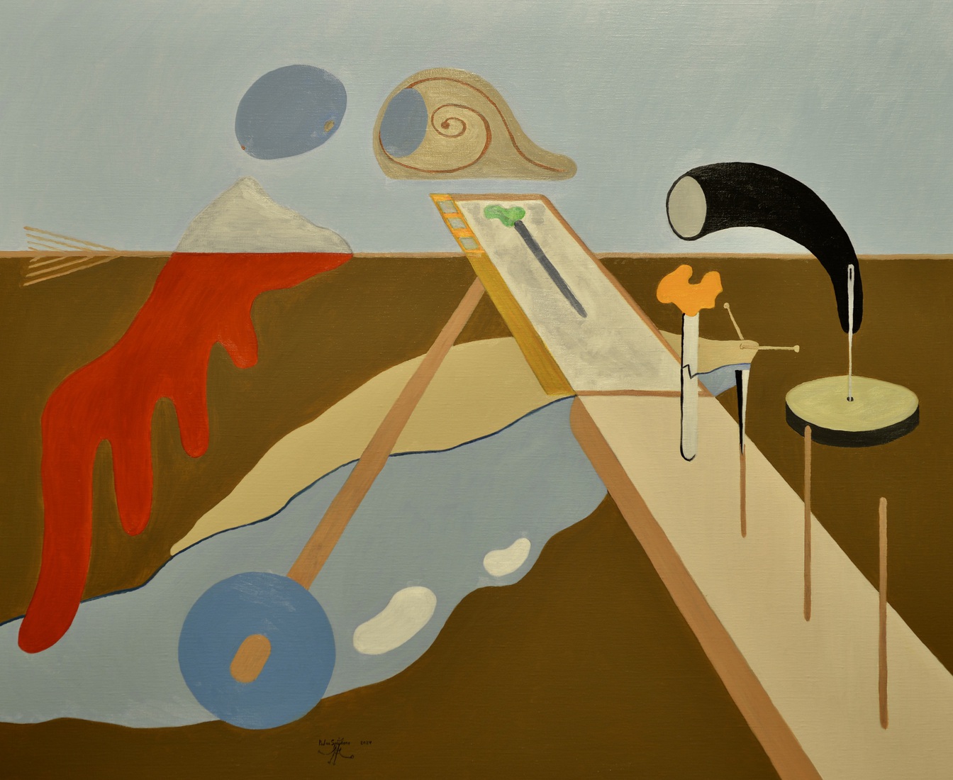 Hear the mellow land flush