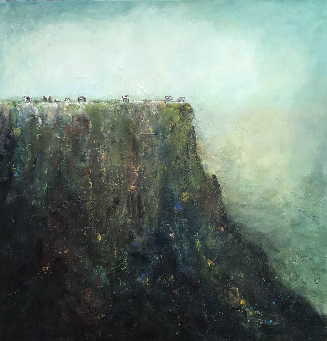 Berg met uitzicht op koeienweide!