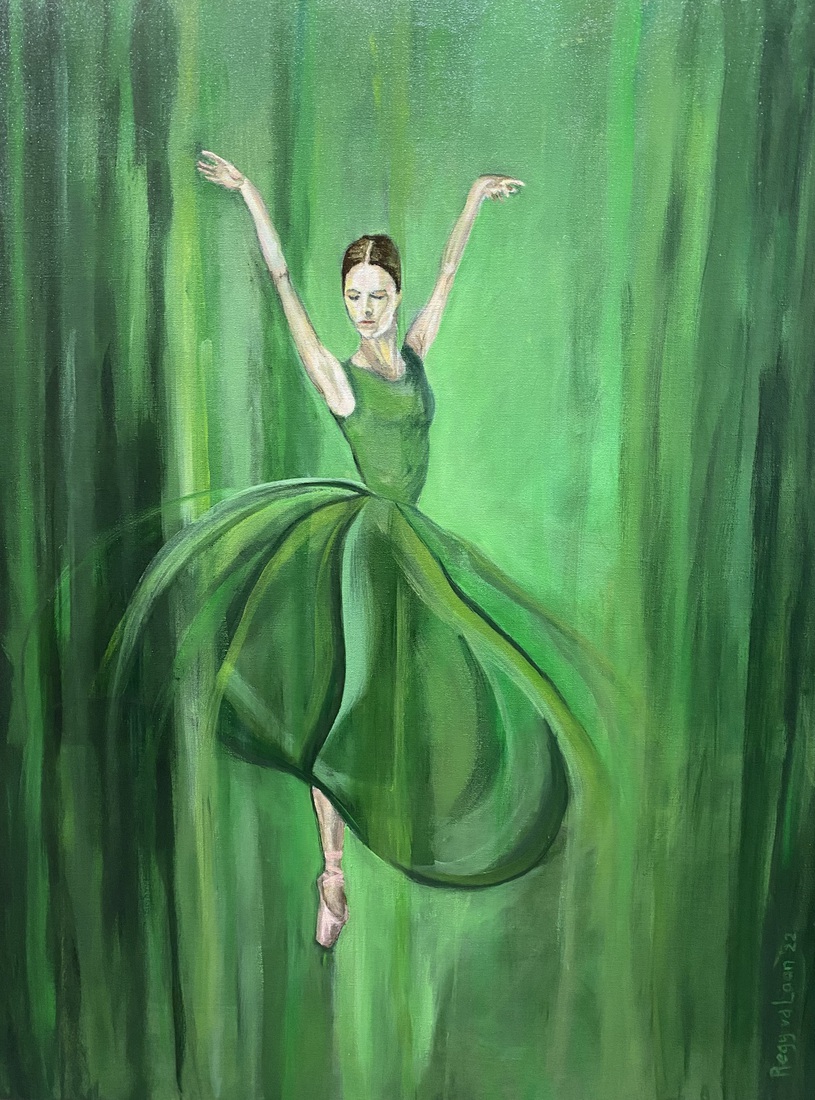 Ballerina groen