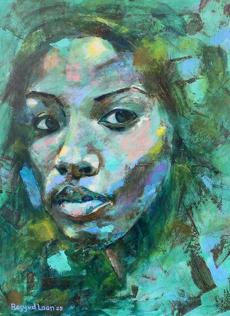 Portret impressie Afrikaanse 