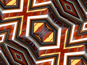 Met spiegelingen komen tot nieuwe vormen met alledaagse onderwerpen.