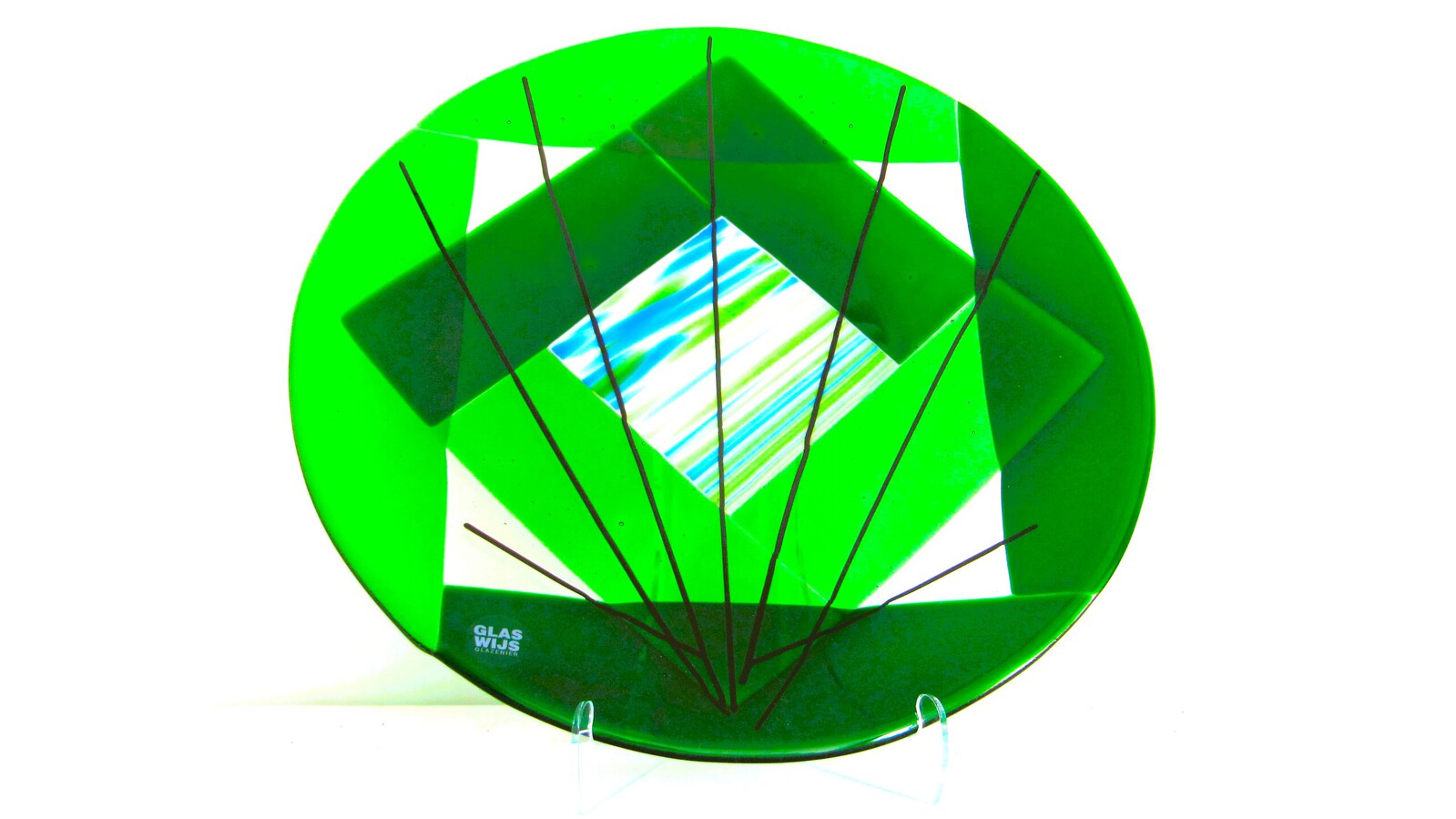 Drie tinten groen schaal