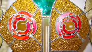 De Tiffany techniek geeft je de ruimte om ruimtelijk werk te creeëren.