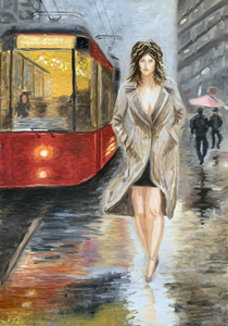 Mensen geschilderd in diverse omstandigheden 