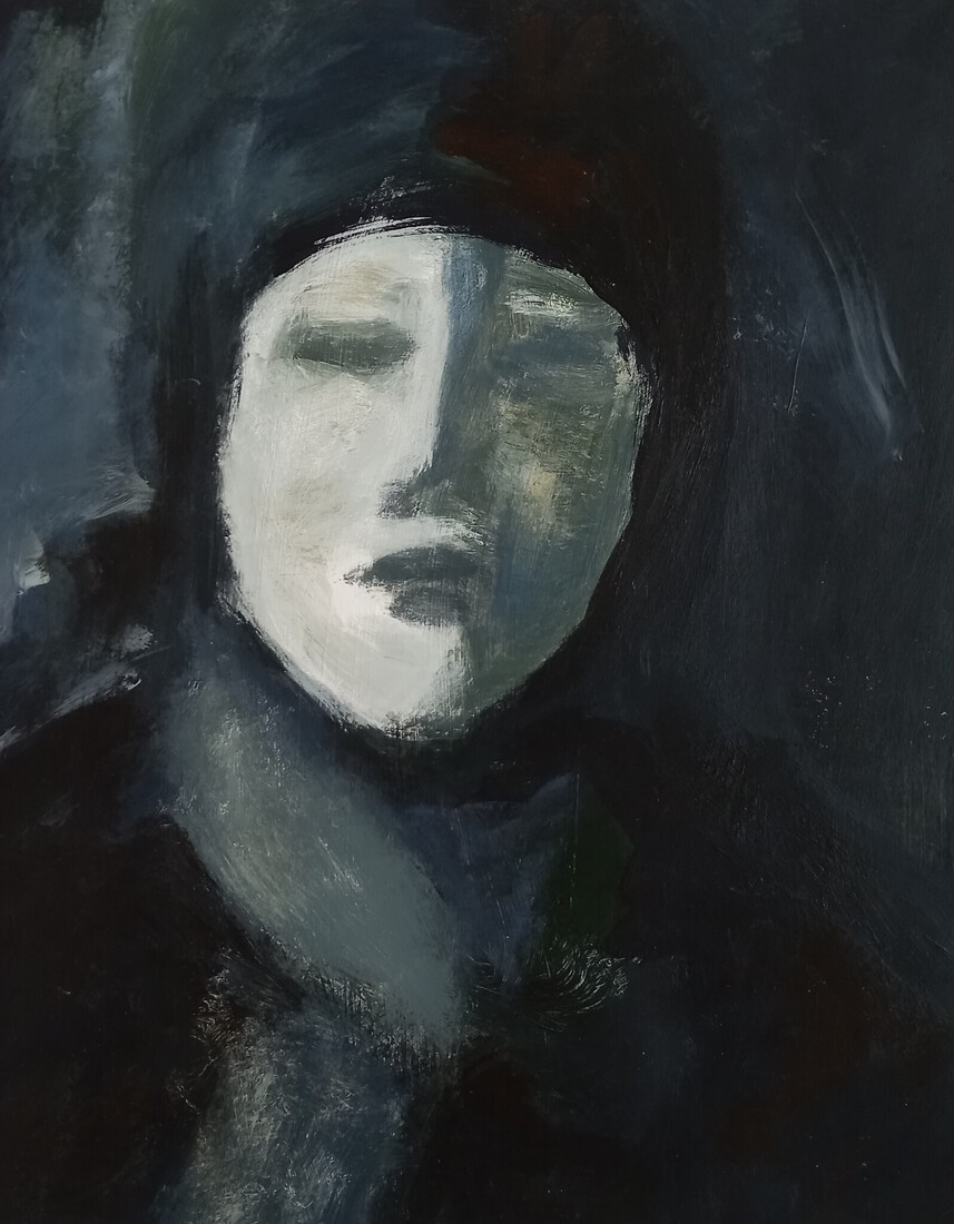 Meisje in blauw