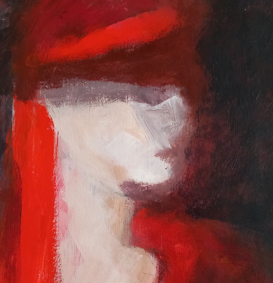 Meisje in rood