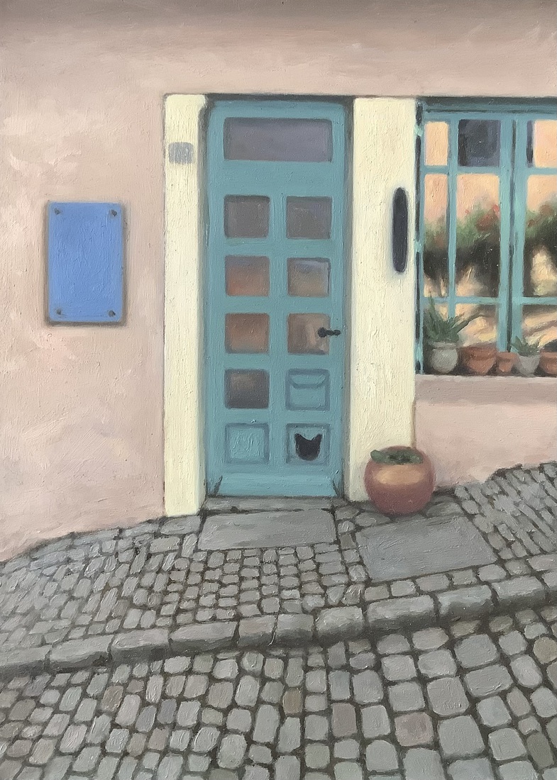 Deurtje in de Provence studie op paneel