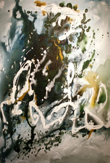 explosie van kleur aan de horizon