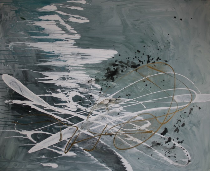 libelle boven de branding