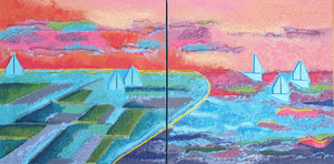 Lucht, land en water