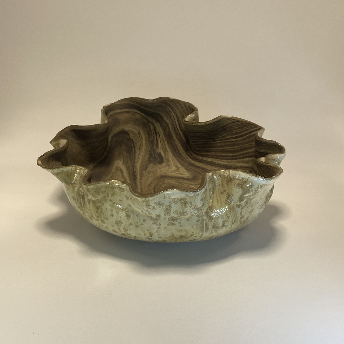 Frommelschaal no 4 gemarmerd