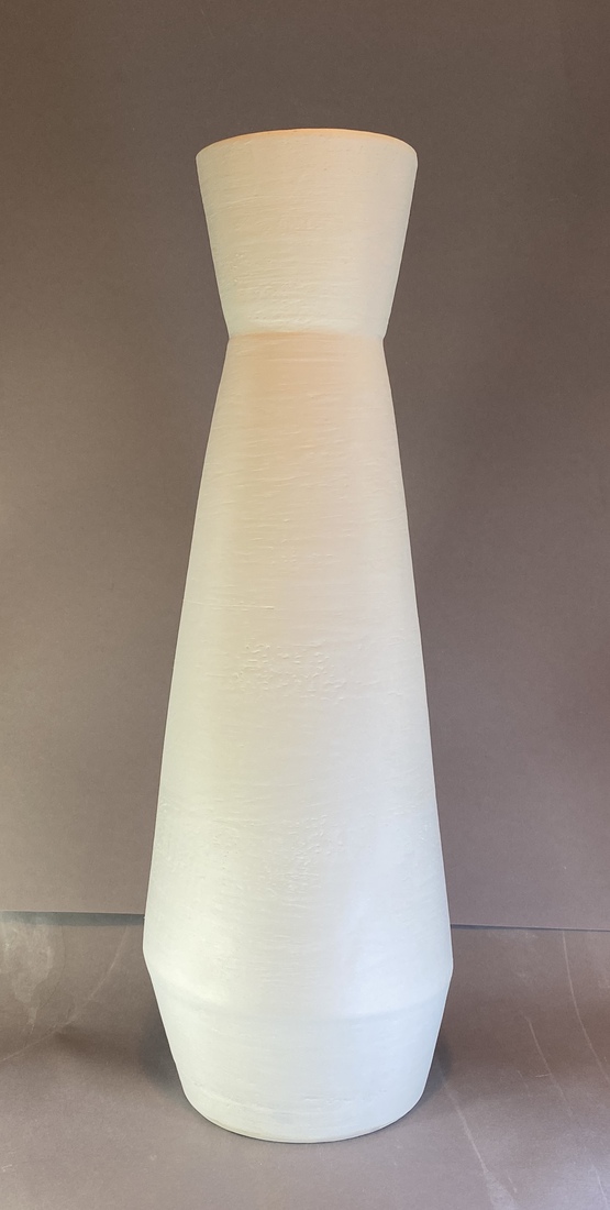 Vaas no 5, witte engobe