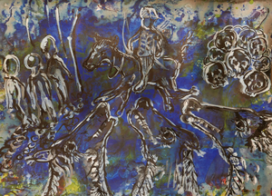 Illustraties, die reflecteren op gedichten, gebeurtenissen en op situaties in de wereld. Vaak abstraherend, en experimenteel door de inzet van diverse technieken en middelen zoals pastelkrijt, houtskool, oilpastel, watercolour, pigmenten gebonden met acrylaatbinder (op waterbasis), inkt, sumi-e, foto's etc. Op diverse materialen zoals papier, doek, hout, board.