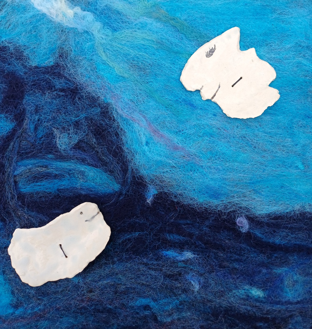 Water keramiek op vilt 6