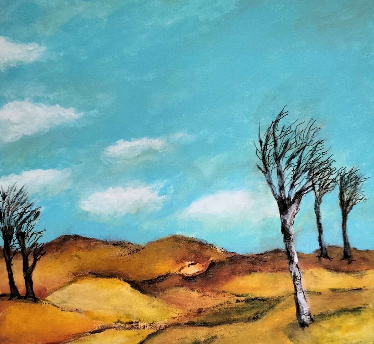 Berken landschap II (rechts)