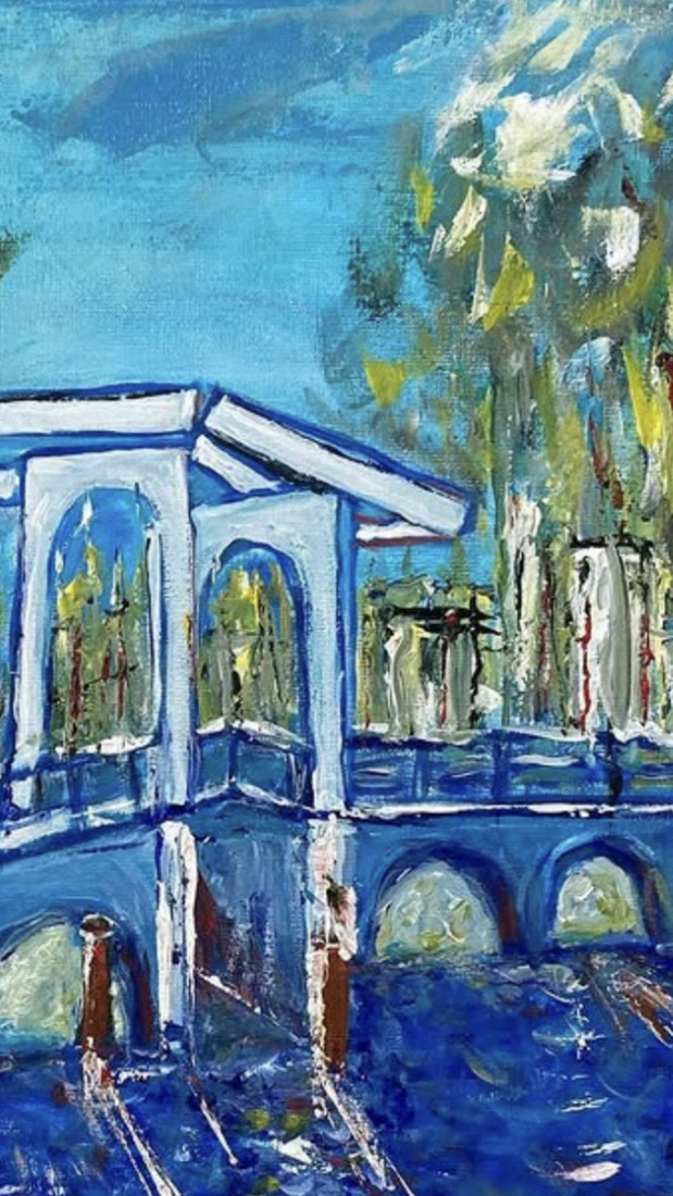 Brug over  Amsterdamse gracht