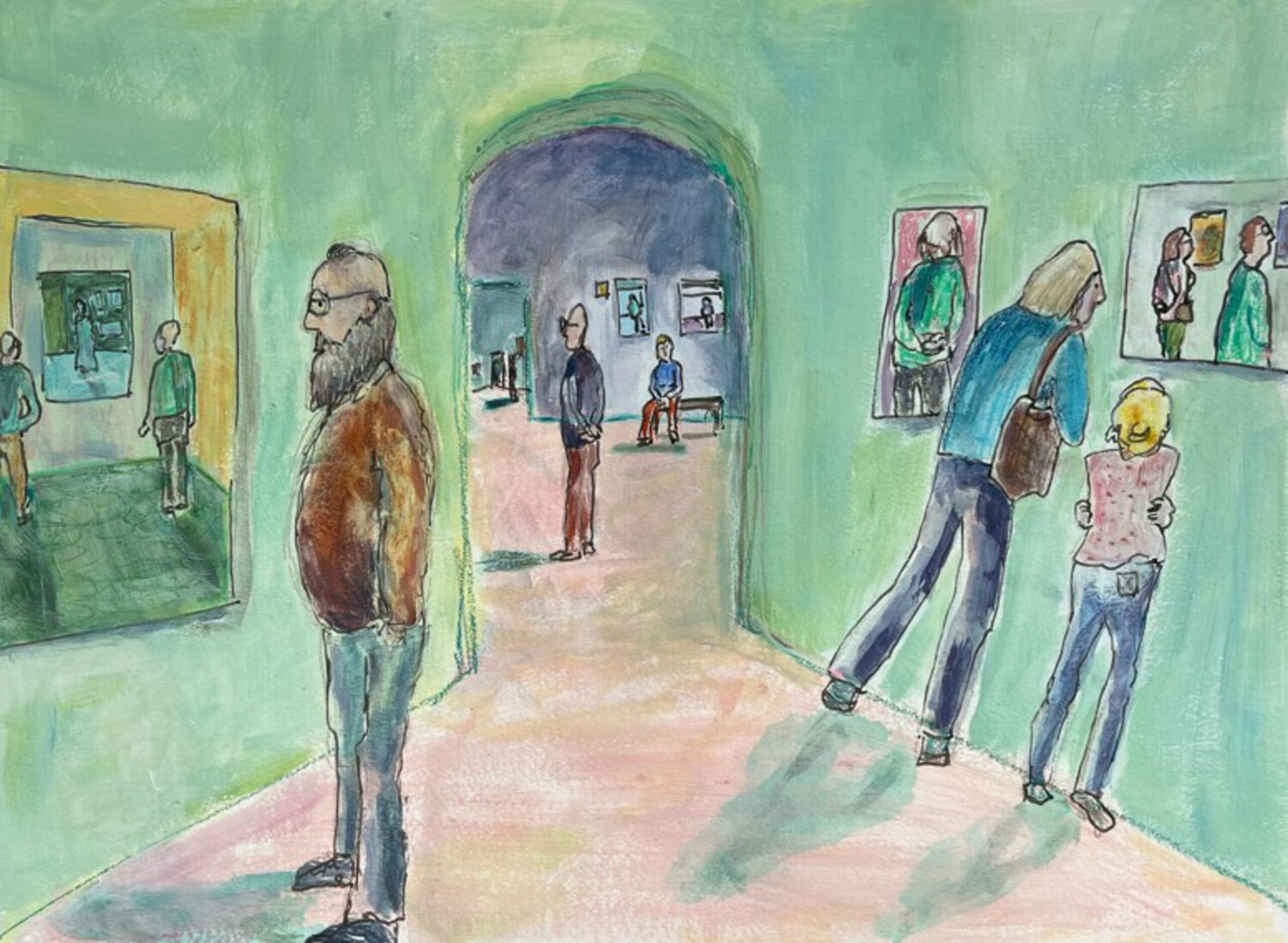 Dwalen in het museum