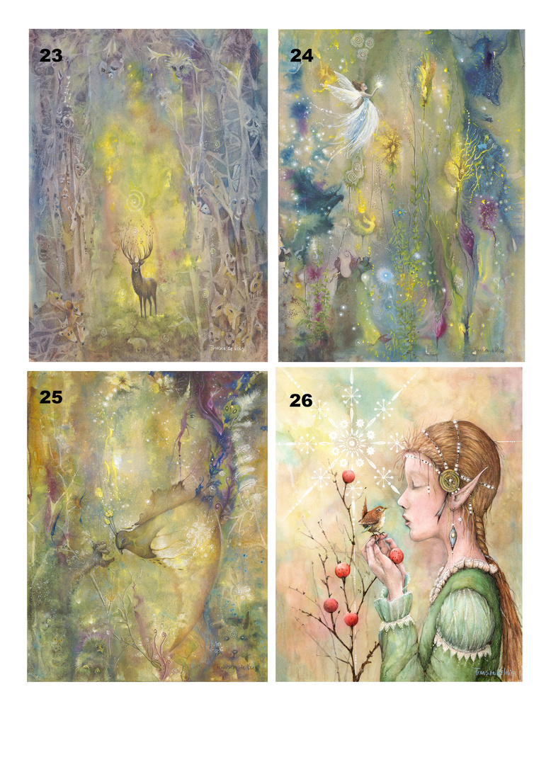 kunstkaarten nr. 23-26