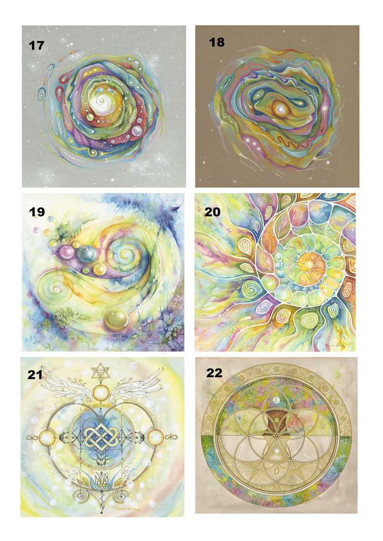 kunstkaarten nr 17-22