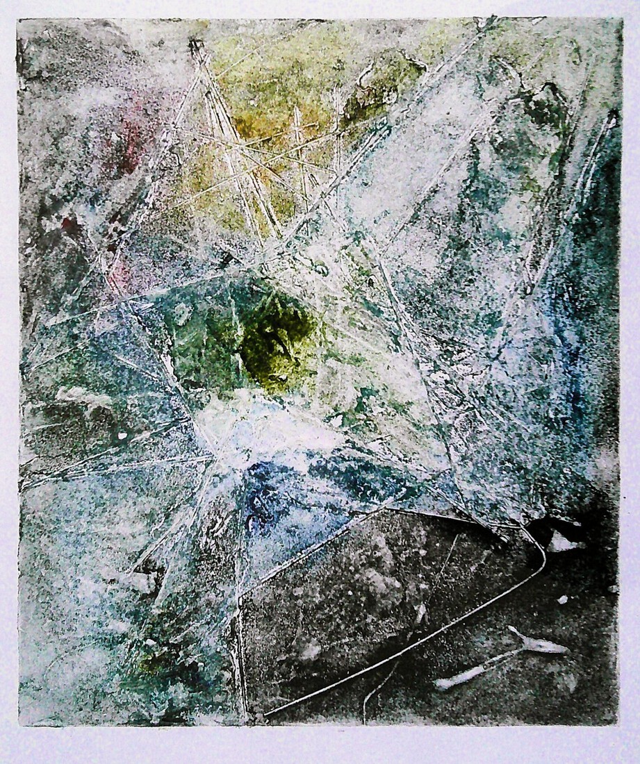 carborundum/ets gedrukt op papier (300gr)