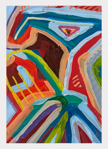 mijn werk is kleurrijk en spontaan.
Acryl op 300 grs papier. formaat 21 x 29,7 cm