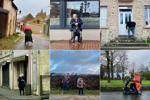 Collages van foto’s bij daglicht