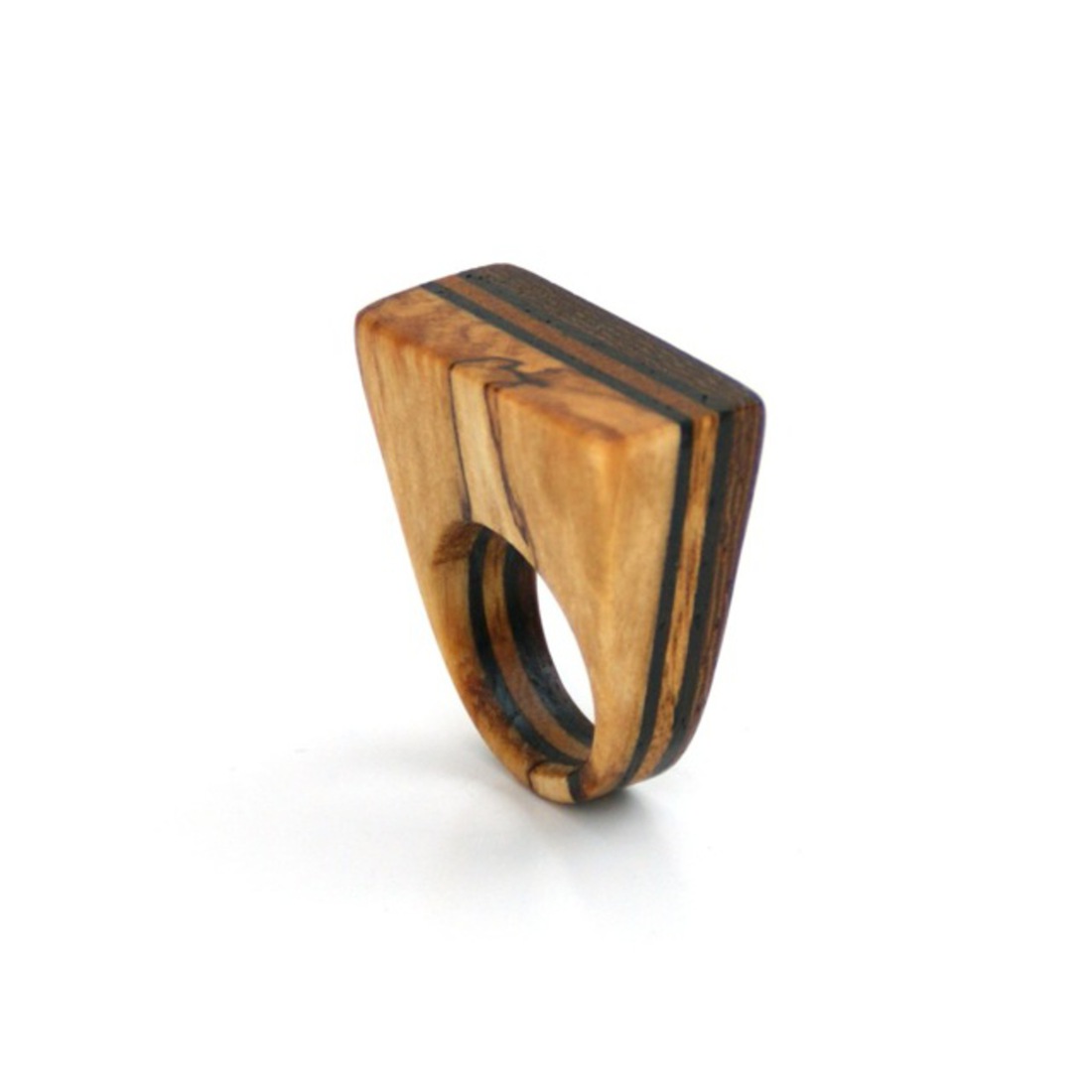 Houten ring Eva