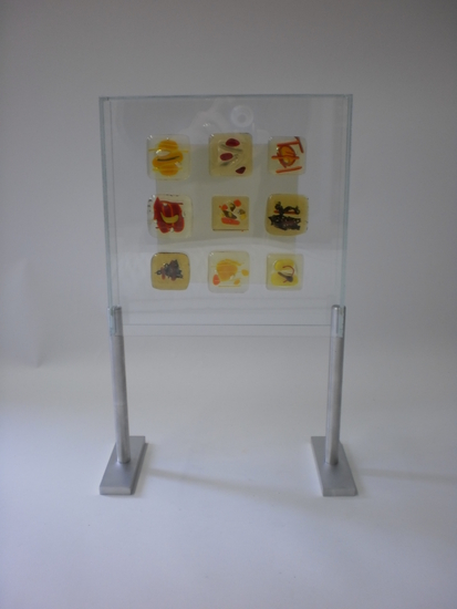 staander met geelgoud