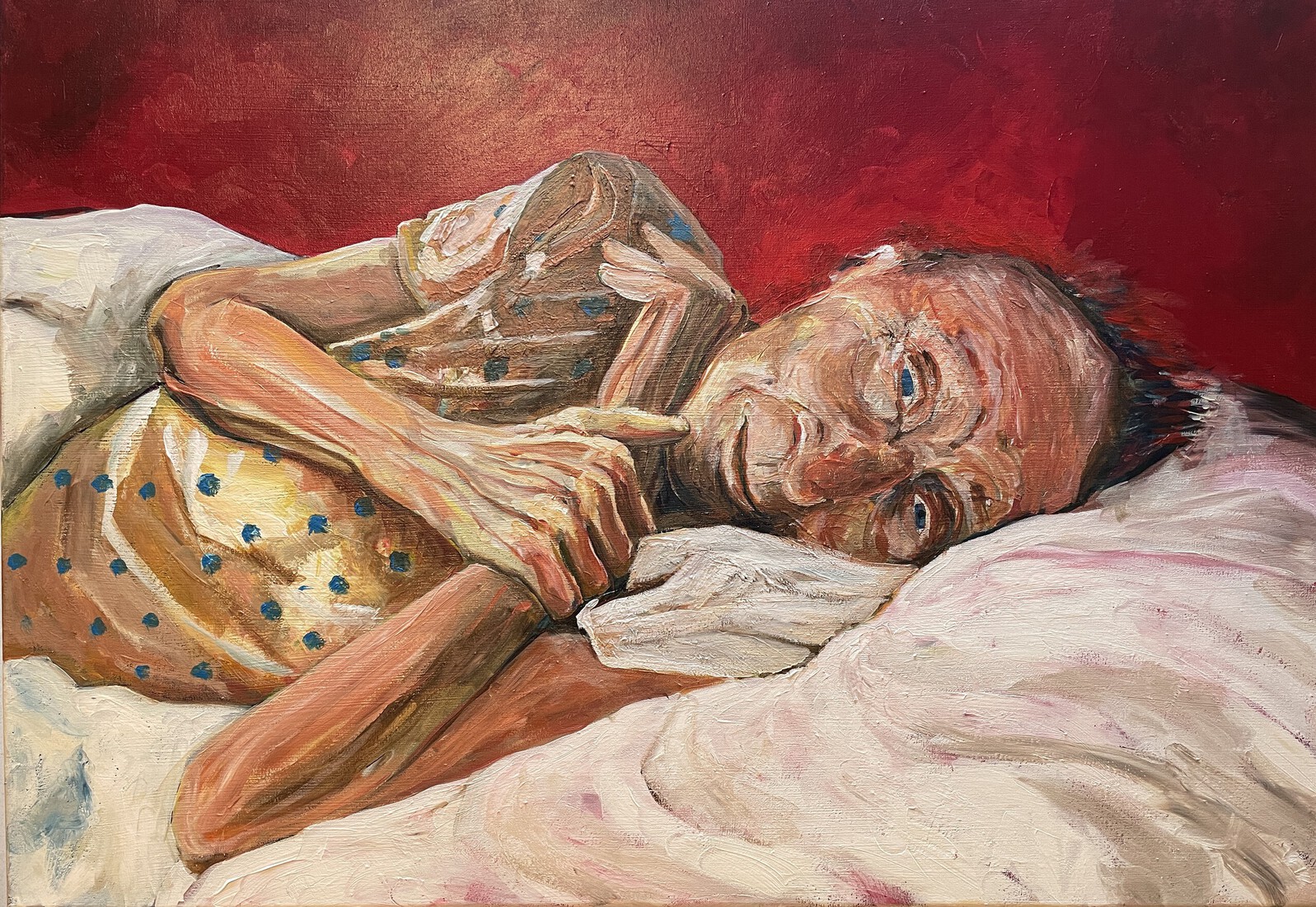Moeder op ziekbed