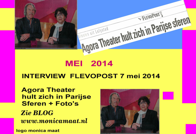 Beeldverhaal: Het Orakel van Parijs. Interview van Monica Maat en Job Degenaar in de Flevopost mei 2014
