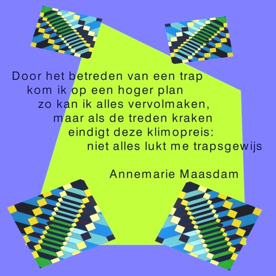Trapsgewijs op rijm van Annemarie Maasdam