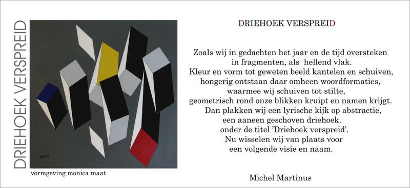 Gedicht Driehoek Verspreid van Michel Martinus