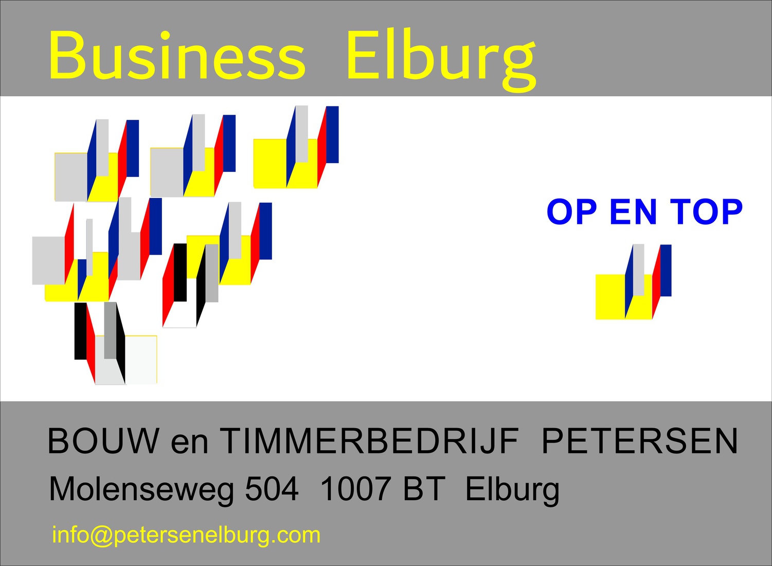 Reclamebord/Businessbord voor bedrijf